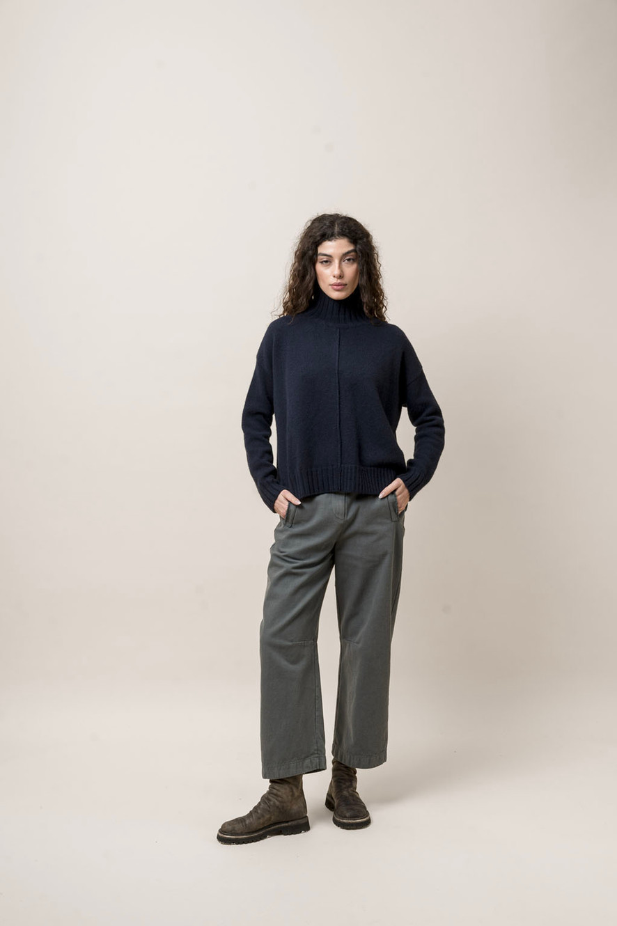 H+ Hannoh Wessel full-length neutral knit look